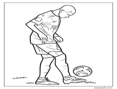 Kylian Mbappe Yazdır Boyama Sayfası