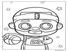 LeBron James Ücretsiz Yazdırılabilir Boyama Sayfası