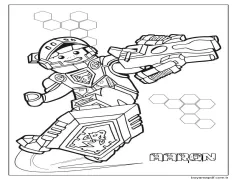 Lego Nexo Şövalyeleri Aaron Boyama Sayfası