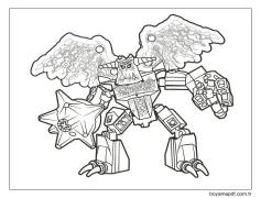 Lego Nexo Şövalyeleri Canavarı Boyama Sayfası