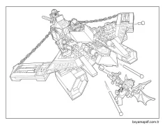 Lego Nexo Şövalyeleri İçin Ücretsiz Boyama Sayfası