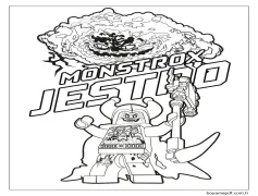 Lego Nexo Şövalyeleri Jestro Boyama Sayfası