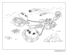 Lego Nexo Şövalyeleri Yazdırılabilir Boyama Sayfası