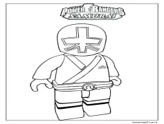 Lego Samuray Korucusu Boyama Sayfası