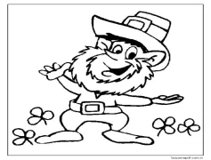 Leprikon çizmek eğlencelidir Boyama Sayfası