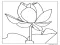 Lotus Yazdırılabilir Boyama Sayfası