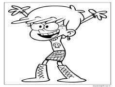 Luna Loud Boyama Sayfası