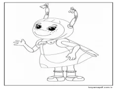 Luntik Görüntü Anahat Boyama Sayfası