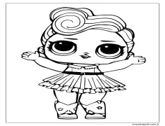 Luxe Lol Doll Boyama Sayfası