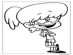 Lynn Loud Boyama Sayfası