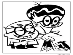 Mandark ve Dexter Boyama Sayfası