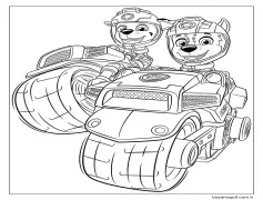 Marshall ve Chase resmi Boyama Sayfası