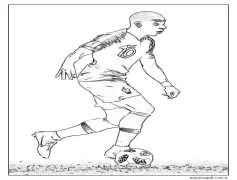 Mbappe (1) Boyama Sayfası
