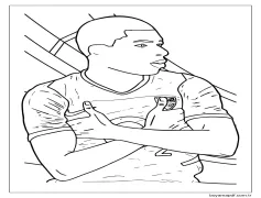 Mbappe Boyama Sayfası