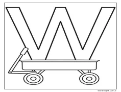 Mektup Vagonu Boyama Sayfası