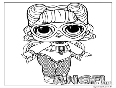 Melek Lol Bebek Boyama Sayfası