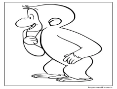 Meraklı George Çok Meraklı Boyama Sayfası