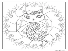 MerCat in güzel Gabby rüya evi Boyama Sayfası