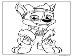 Mighty Pups Chase Boyama Sayfası