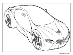 Modern BMW Boyama Sayfası