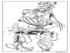 Muhteşem Asteriks ve Oburiks Boyama Sayfası