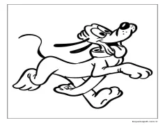 Muhteşem Pluto Boyama Sayfası