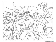 Muhteşem Yenilmezler Boyama Sayfası