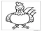 Mükemmel Tavuk Boyama Sayfası