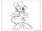 Mutlu Daisy Duck Boyama Sayfası