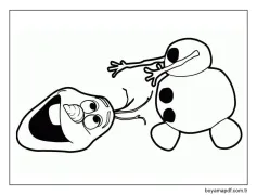 Mutlu Olaf Boyama Sayfası