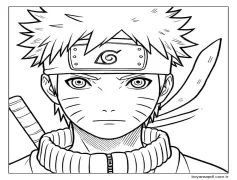 Naruto (12) Boyama Sayfası