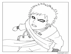 Naruto Animasyon Boyama Sayfası