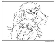 Naruto Baskıya Hazır Boyama Sayfası