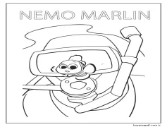 Nemo Marlin Boyama Sayfası