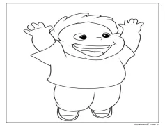 Neşe Boyama Sayfaları Duygular Boyama Sayfası