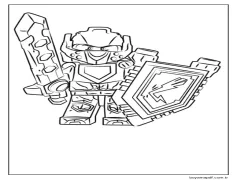 Nexo Şövalyeleri Ücretsiz Boyama Sayfası