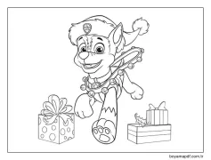 Noel'de Chase Boyama Sayfası