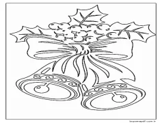 Noel için dekoratif dekorasyon. Boyama Sayfası