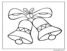 Noel'in sihirli sembolleri. 1 Boyama Sayfası