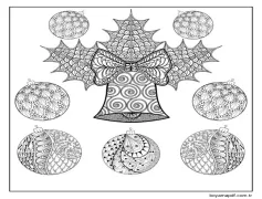 Noel'in yeri doldurulamaz sembolleri. Boyama Sayfası