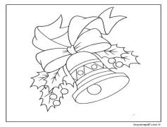 Noel sembolü. Boyama Sayfası