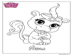 Nola Prenses tatlı Boyama Sayfası