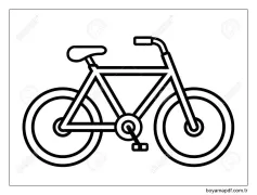 Normal Bir Bisiklet Boyama Sayfası