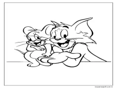 Normal Tom ve Jerry Boyama Sayfası