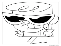 Öfkeli Dexter Boyama Sayfası