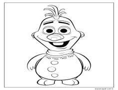 Olaf Disney Frozen Boyama Sayfası
