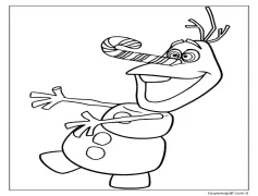 Olaf Yazdırılabilir Boyama Sayfası