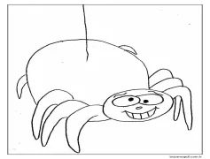 Örümcek Çocuklar İçin Boyama Sayfası