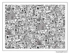 Özgür şehir Boyama Sayfası