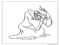 Pamuk Prenses'ten Kötü Kraliçe Boyama Sayfası